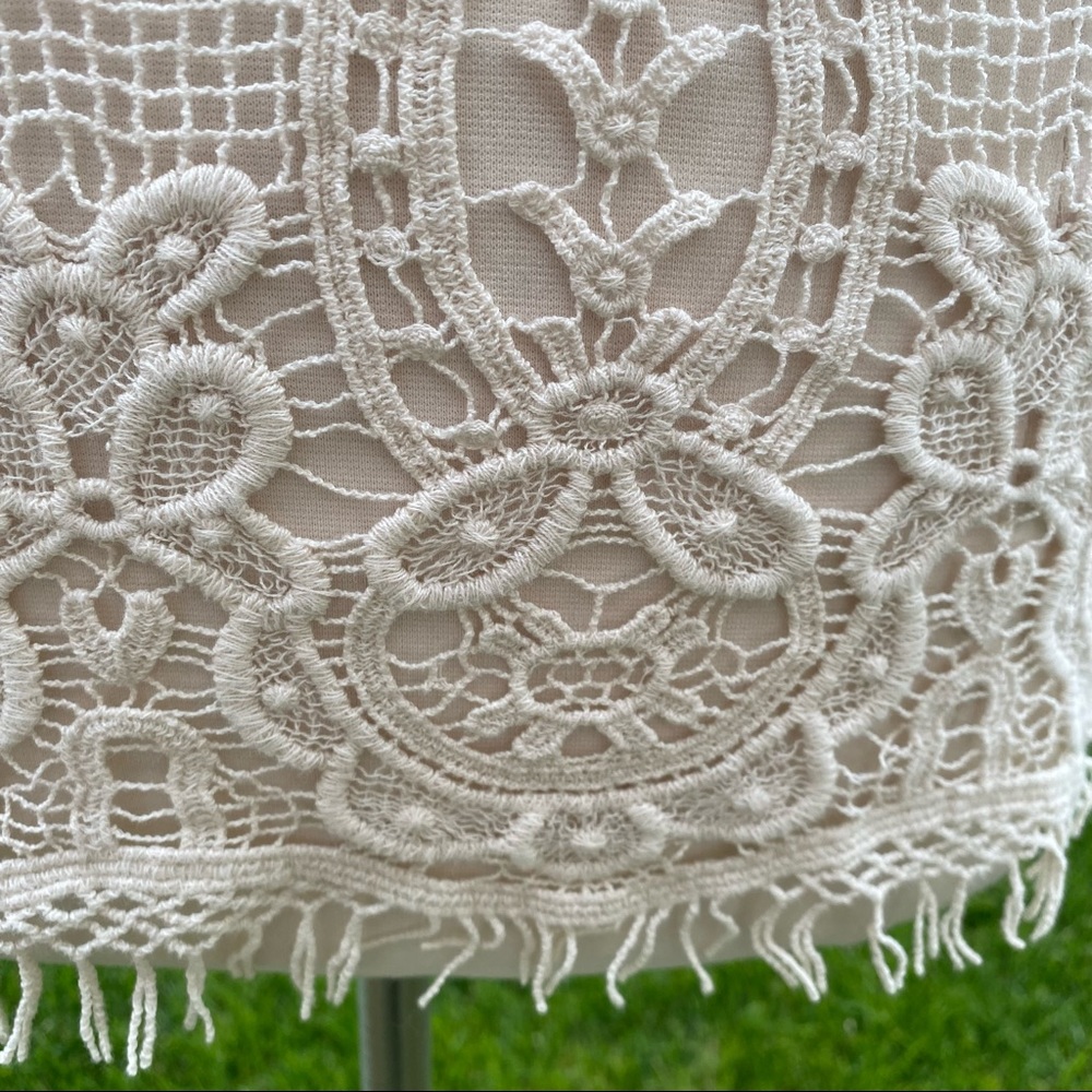 Phase One | Boho Crochet Overlay Top - Picture 9 of 14